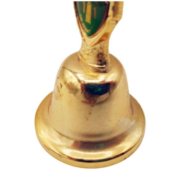 Dinner Bell Oklahoma The Sooner State Gold Buffalo Vintage 3.25 Inch Souvenir - Picture 9 of 13